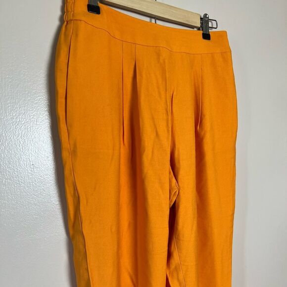 CLEARANCE! Orange INC Dressy Joggers Size 8 NWOT - Picture 3 of 8